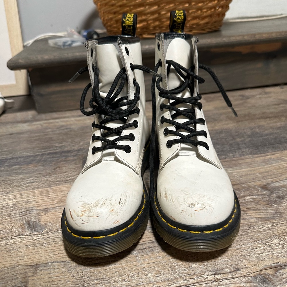 White Dr. Martens